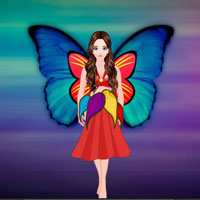 Cursed Butterfly Girl Escape HTML5