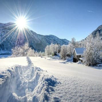Escape From Winter Landscape HTML5