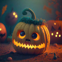 Free online html5 games - Find Halloween Land Treasure  game - WowEscape