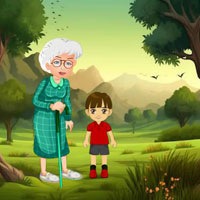 Free online html5 games - Grandma Seeking Little Boy game - WowEscape