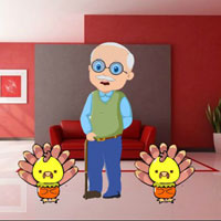 Free online html5 games - Grandpa Attend Thanksgiving Party game 