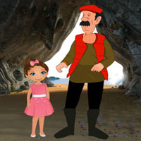 Free online html5 games - Grandpa Rescues The Granddaughter game - WowEscape