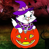Free online html5 games - Halloween Cat Forest 22 HTML5 game - WowEscape