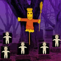 Free online html5 games - Halloween Graveyard 08 HTML5 game 