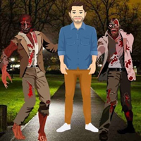 Free online html5 games - Halloween Zombie Park 28 HTML5 game - WowEscape