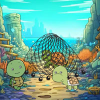 Free online html5 games - Help Mother Of Tortoises game 