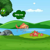 Free online html5 games - Help The Mother Fish game 