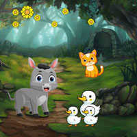 Free online html5 games - Help The Tiny Donkey game 