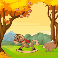 Free online html5 games - Horse Cursed Into Toy game - WowEscape