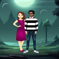 Free online html5 games - Jungle Stranded Couple Escape game 