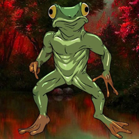 Man Frog Forest Escape HTML5