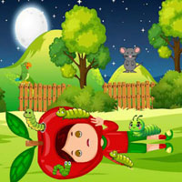 Free online html5 games - Recover Unconscious Apple Boy game - WowEscape