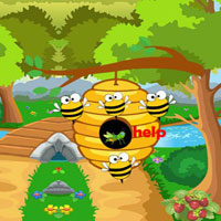 Free online html5 games - Rescue The Trapped Grasshopper game - WowEscape