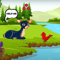 Free online html5 games - Save Poisoned Affect Deer game - WowEscape