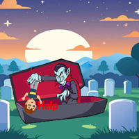 Free online html5 games - Save The Vampire Trapped Boy game 