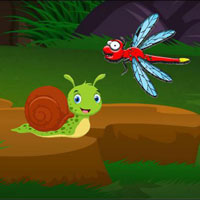 Free online html5 games - Snail Meet Dragonfly game 