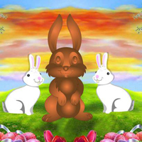 Free online html5 games - Statue Bunny Escape game 