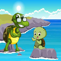 Free online html5 games - Tortoise Saves The Infant game - WowEscape