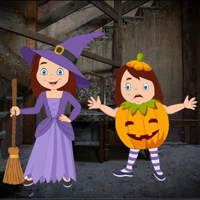 Free online html5 games - Trapped Halloween Childrens Escape game 