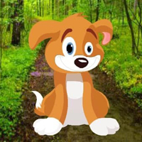 Free online html5 games - Pretty Dog Forest Escape HTML5 game 
