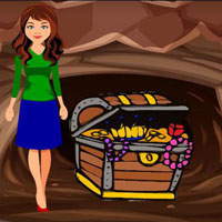 Free online html5 games - G2R Girl Seeking The Treasure game - WowEscape 