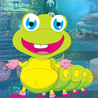 Free online html5 games -  G4K Joyful Worm Escape game 