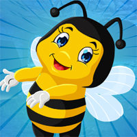 Free online html5 games - Games4king Pretty Bee Escape game 