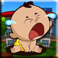 Free online html5 games - G2J Little Baby Hungry Escape game 