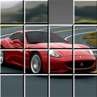 Free online html5 games - Ferrari Sliding Puzzle RaceCarGamesOnline game 