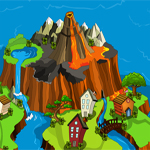 Free online html5 games - Volcano Escape game 