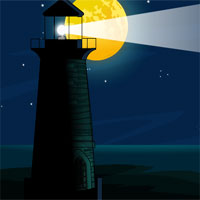 Free online html5 games - Previous Day in Lighthouse game 
