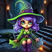 Free online html5 games - Forest Witch Girl Escape game 