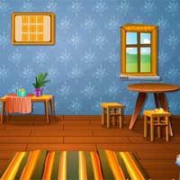 Free online html5 games - Colorful Log House Escape KnfGame game - WowEscape 