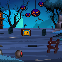 Free online html5 games - Halloween Skeleton Escape game 