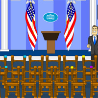 Free online html5 games - Hooda Escape The White House HoodaMath game 