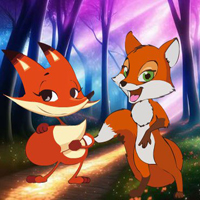 Free online html5 games - Fox Family Escape game 
