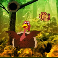 Free online html5 games - G2R Giant Turkey Forest Escape game 
