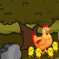 Free online html5 games - Games2Jolly Hen and Chicks Escape game 