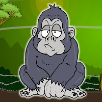 Free online html5 games - G2J Master Gorilla Rescue game 