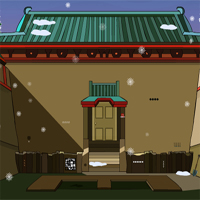 Free online html5 games - Chinese Temple Door Escape game 
