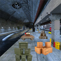 Free online html5 games - Can You Escape Submarine Dock game 