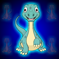 Free online html5 games - FG Funny Baby Dinosaur Escape game - WowEscape 
