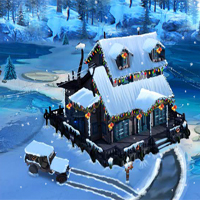Free online html5 games - Ena The Frozen Sleigh-The Winter Hill Town Escape game 
