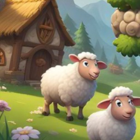 Free online html5 games - Happy Sheep Rescue game - WowEscape 