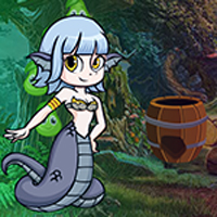 Free online html5 games - G4K Snake Girl Rescue game 