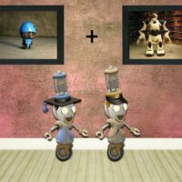Free online html5 games - 8b Evil Spring Robot Escape game 