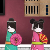 Free online html5 games - 8b Japanese Doll Escape 2 game 