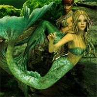 Free online html5 games - Atlantic Mermaid Escape FreeRoomEscape game 