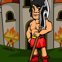 Free online html5 games - G2J Glaive Warrior Escape game 