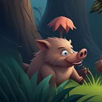 Free online html5 games - Jolly Wild Boar Escape game 